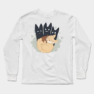 Fennec Fox Social Anxiety Long Sleeve T-Shirt